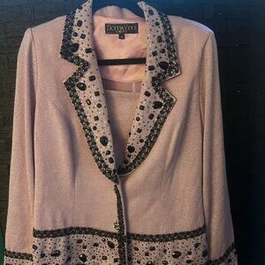 Pink Embellished Women's Jacket